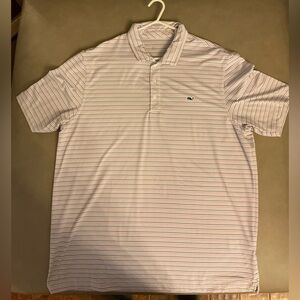 Vineyard Vines White with multicolored stripes Polo